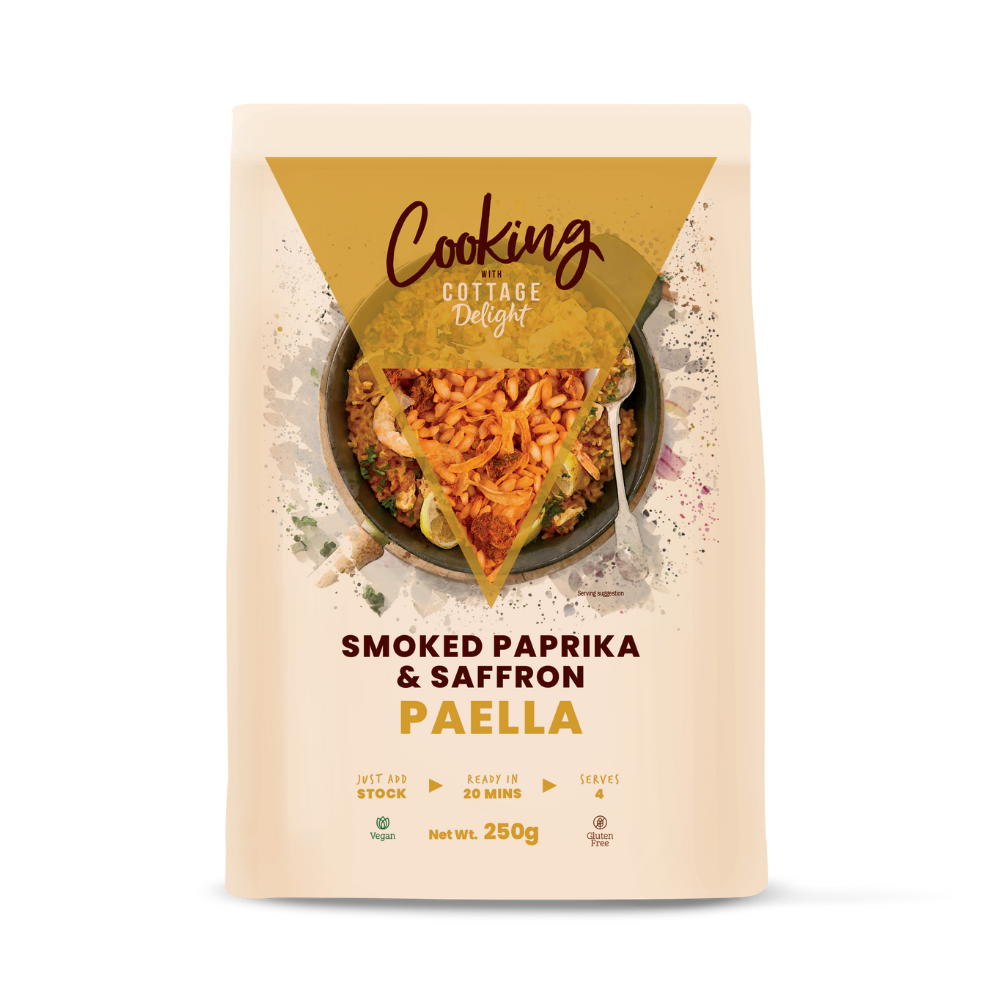 Cooking with Cottage Delight Smoked Paprika & Saffron Paella (250g