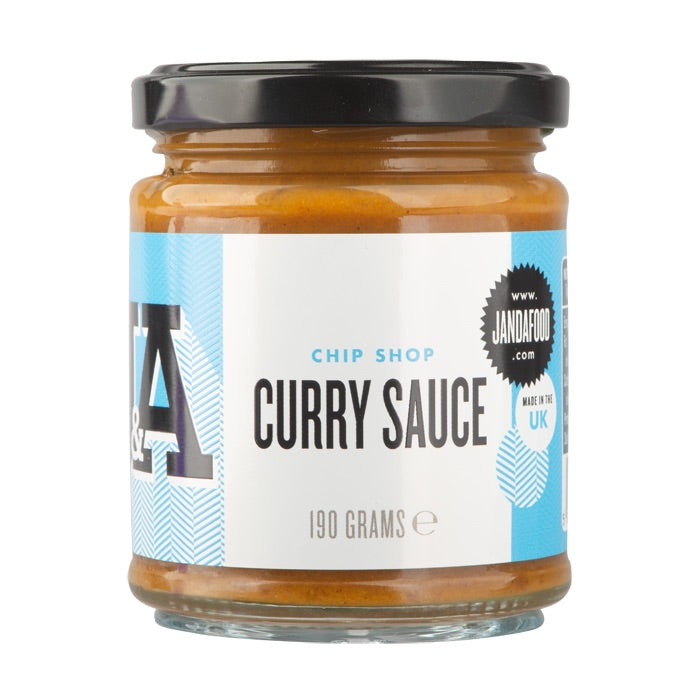 J&A Chip Shop Curry Sauce (190g) Fennel and Ginger