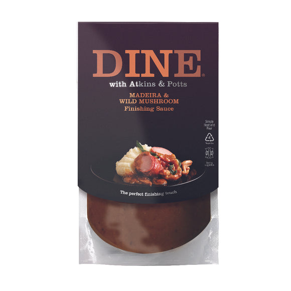 DINE with Atkins & Potts Madeira & Wild Mushroom Sauce (350g)