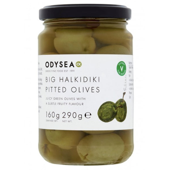 Odysea Big Pitted Halkidiki Olives (290g)