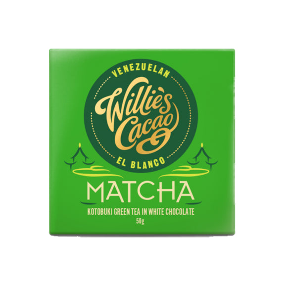 Willie's Cacao Matcha Kotobuki Green Tea White Chocolate (50g)