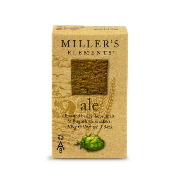 Artisan Biscuits Miller's Elements Ale Crackers (100g)
