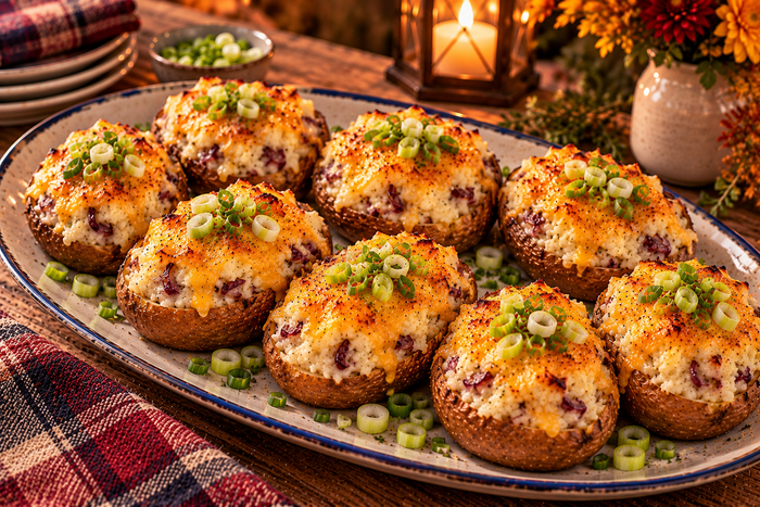 Loaded Potato Halves