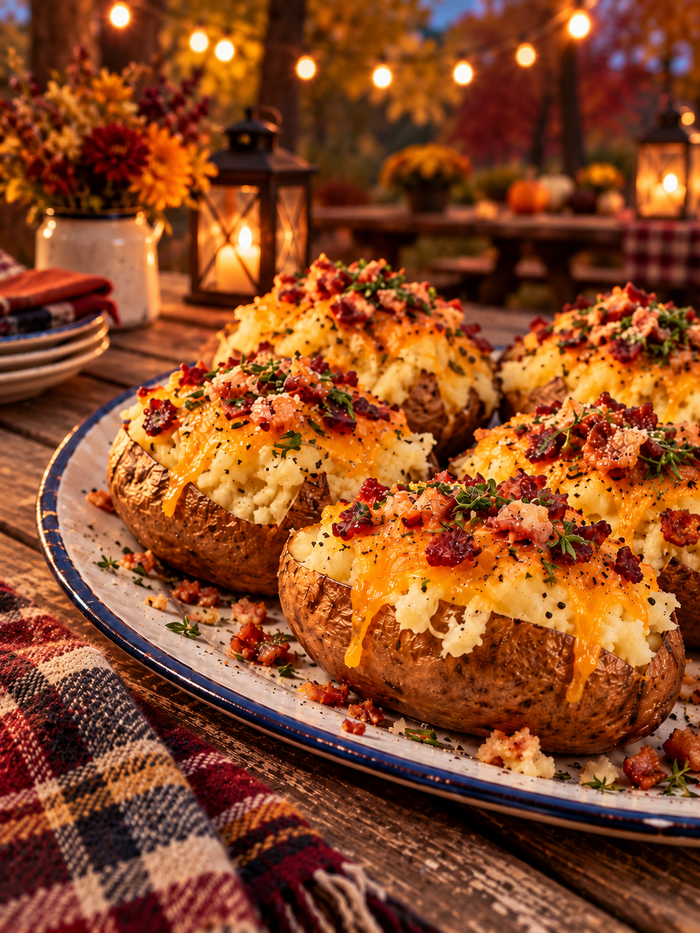 Loaded Potato Halves