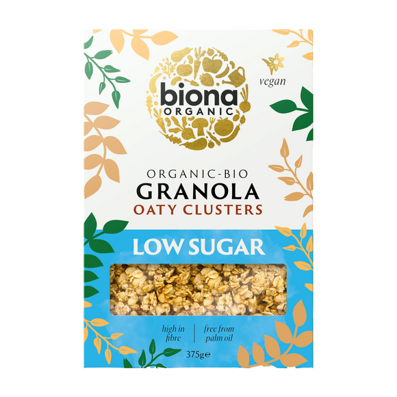 Biona Low Sugar Organic Oaty Clusters (375g)