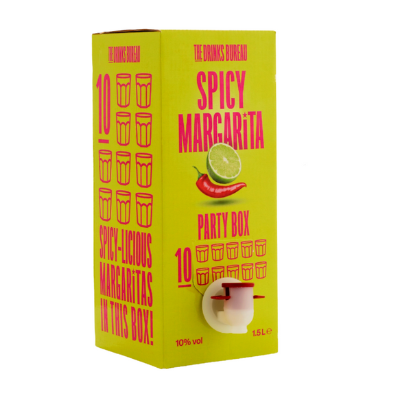 The Drinks Bureau Spicy Margarita Party Box (1500ml)
