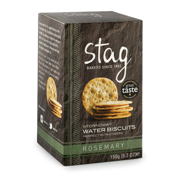 Stag Rosemary Water Biscuits (150g)