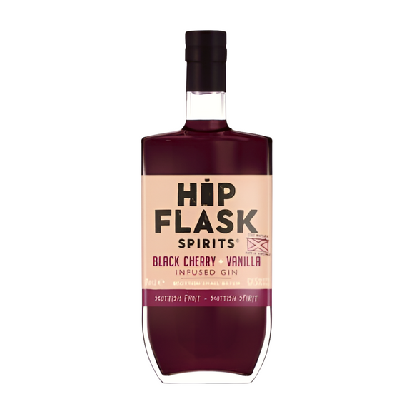 Hip Flask Spirits Black Cherry & Vanilla Infused Gin (70cl)
