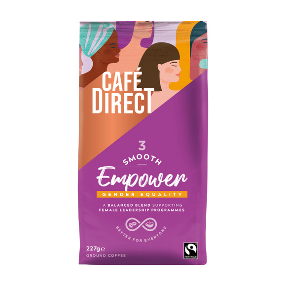 Cafe Direct Fairtrade Smooth Roast Ground Coffee (227g)