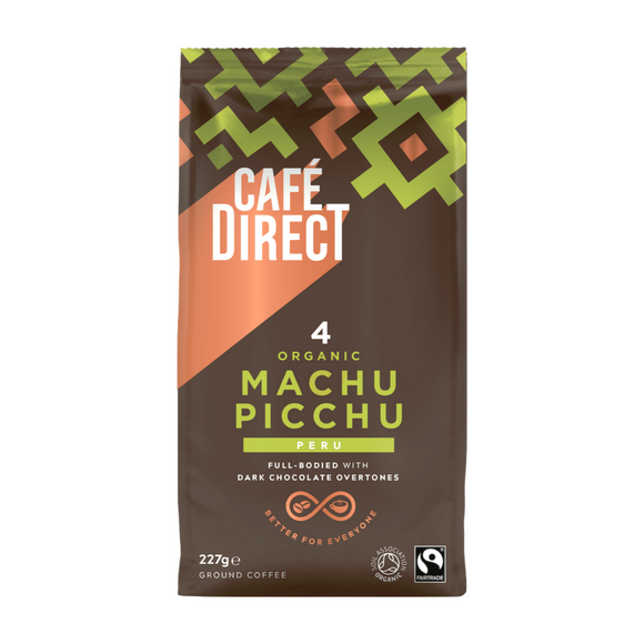 Cafe Direct Fairtrade Machu Picchu Organic Ground Coffee (227g)