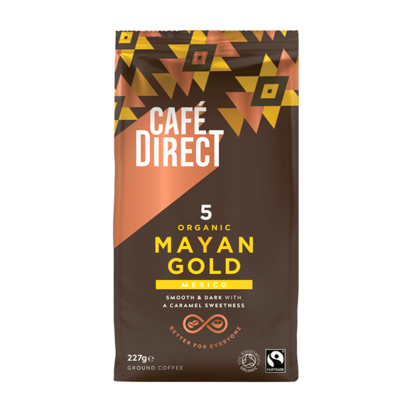 Cafe Direct Fairtrade Mayan Gold Ground Coffee (227g)