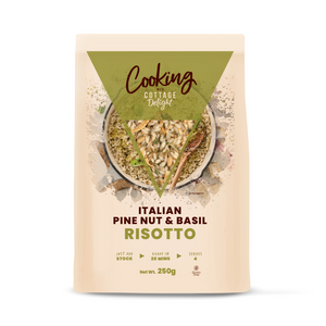 Cooking with Cottage Delight Italian Pine Nut & Basil Risotto (250g)
