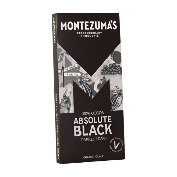 Montezuma's Absolute Black 100% Cacao (90g)