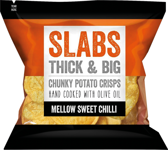 Slabs Mellow Sweet Chilli Chunky Potato Crisps (80g)