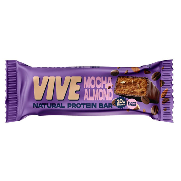 Vive Mocha Almond Natural Protein Bar (49g)