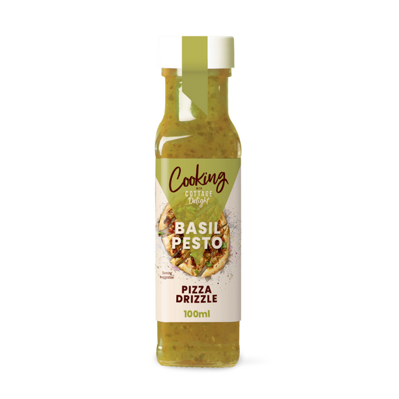 Cooking with Cottage Delight Basil Pesto Pizza Drizzle (100ml)