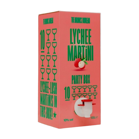 The Drinks Bureau Lychee Martini Party Box (1500ml)