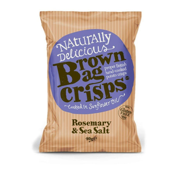 Brown Bag Crisps Rosemary & Sea Salt Crisps (40g)
