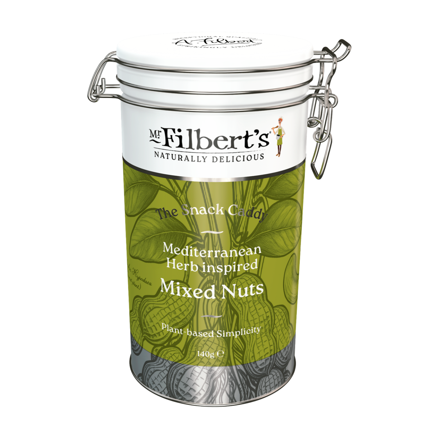 Mr Filbert's Mediterranean Herb Inspired Mixed Nuts Tin (140g) – Fennel ...