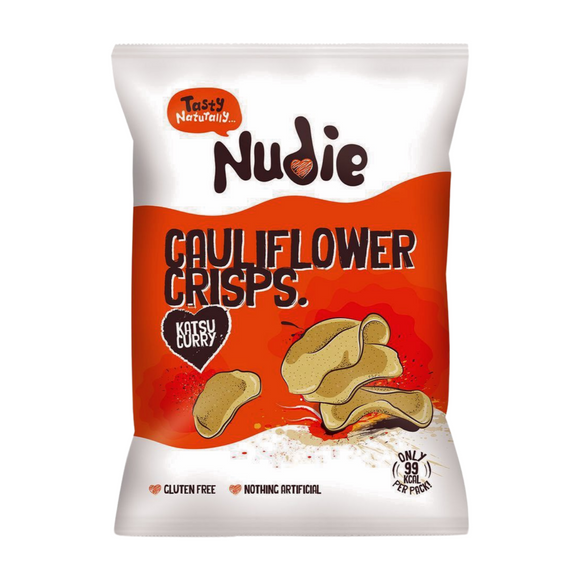 Nudie Snacks Katsu Curry Cauliflower Crisps (20g)
