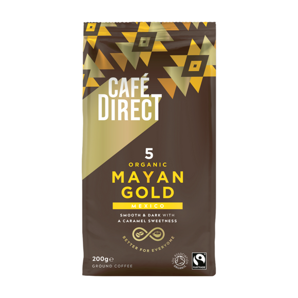Cafe Direct Mayan Gold Organic Ground Coffee (200g)