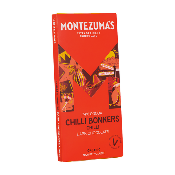 Montezuma's Chilli Bonkers Dark Chocolate with Chilli (90g)