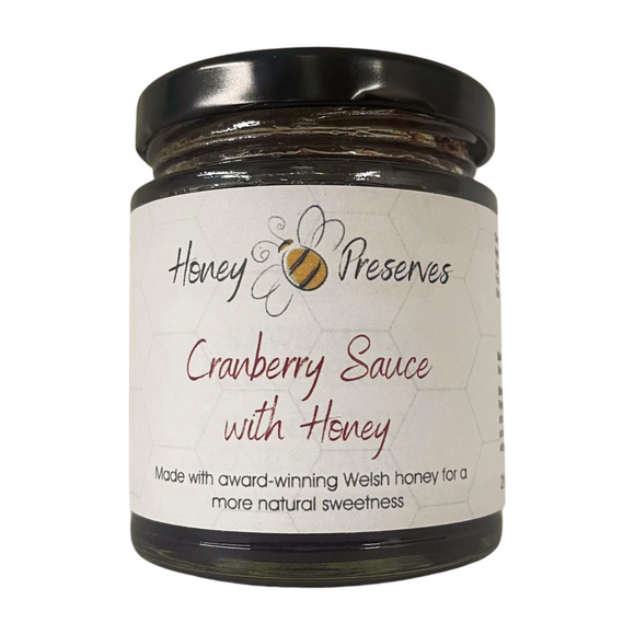 Honey Bee Preserves Cranberry Sauce with Honey (210g)