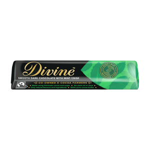 Divine Smooth Dark Chocolate with Mint Crisp (35g)