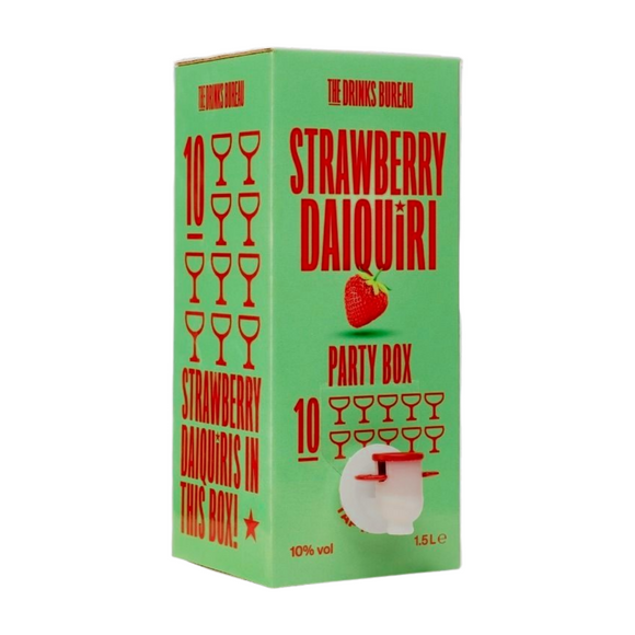 The Drinks Bureau Strawberry Daiquiri Party Box (1500ml)