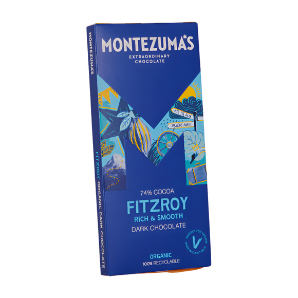 Montezuma's FitzRoy 74% Dark Chocolate (90g)
