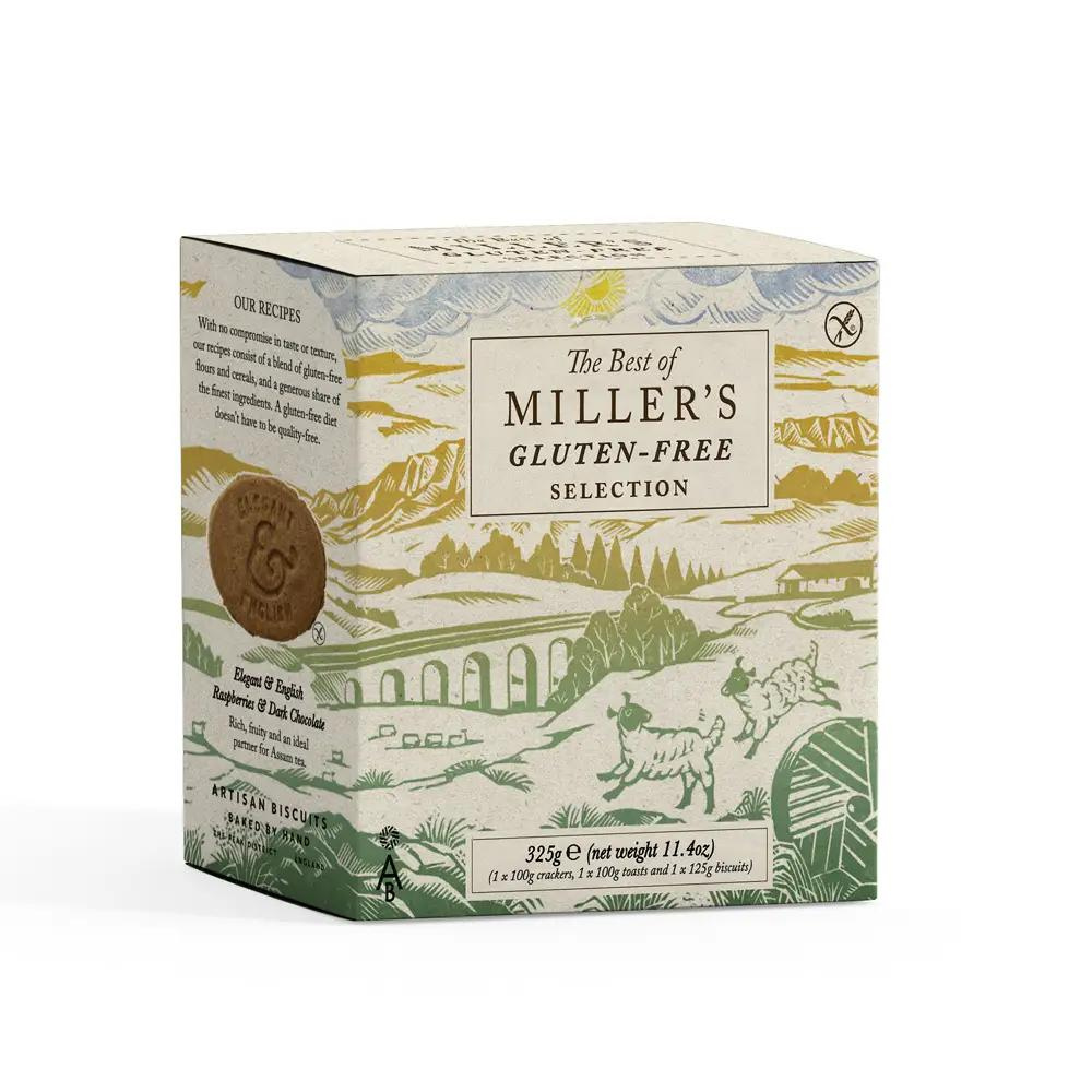 Miller's Elegant & English Gluten Free Raspberries & Dark Chocolate Biscuits 125g - View #14