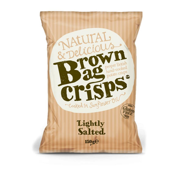 Brown Bag Crisps Lightly Salted Crisps (150g)
