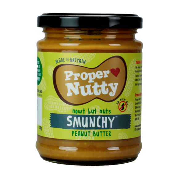 Proper Nutty Nowt But Nuts Smunchy Peanut Butter (280g)