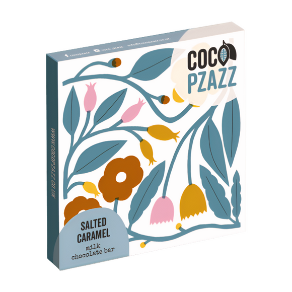 Coco Pzazz Salted Caramel Milk Chocolate Bar (80g)