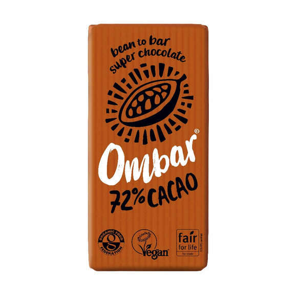 Ombar 72% Cacao Chocolate Bar (35g)