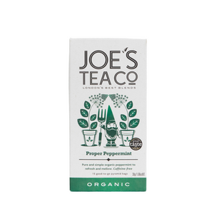 Joe's Tea Co Propper Peppermint Organic Tea (15 Pyramids)
