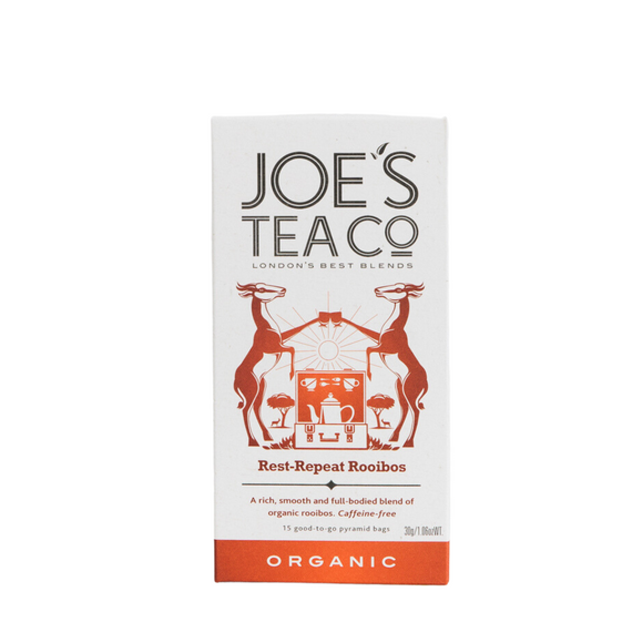 Joe's Tea Co Rest-Repeat Rooibos Organic Tea (15 Pyramids)