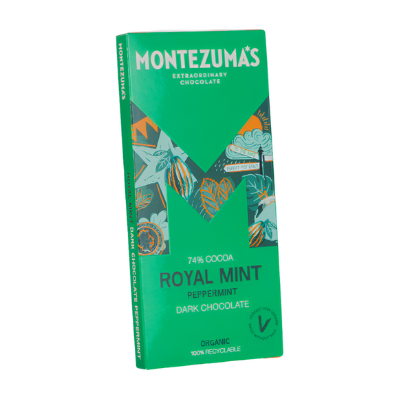 Montezuma's Royal Mint Dark Chocolate with Peppermint (90g)