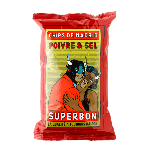 Superbon Poivre & Sel (Pepper & Salt) Chips (135g)