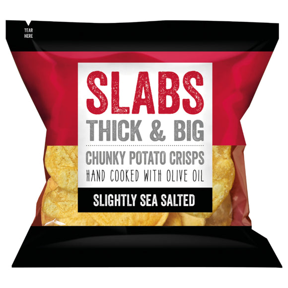 Slabs Slightly Sea Salted Chunky Potato Crisps (80g)