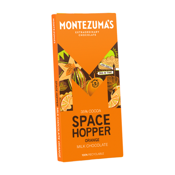 Montezuma's Space Hopper Milk Chocolate with Orange (90g)