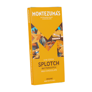 Montezuma's Splotch 51% Milk Chocolate with Butterscotch (90g)