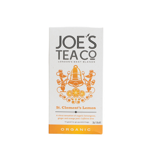 Joe's Tea Co St Clement's Lemon Organic Tea (15 Pyramids)