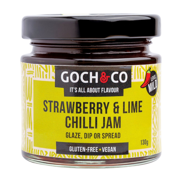 Goch & Co Strawberry & Lime Chilli Jam (130g)