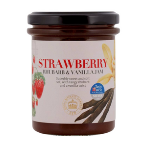 RBG Kew Strawberry, Rhubarb & Vanilla Jam (225g)