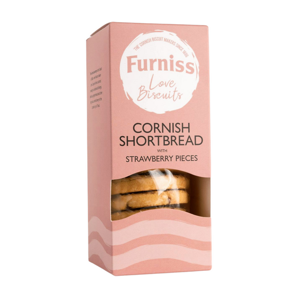 Furniss Cornish Shortbread with Strawberry Pieces (200g)