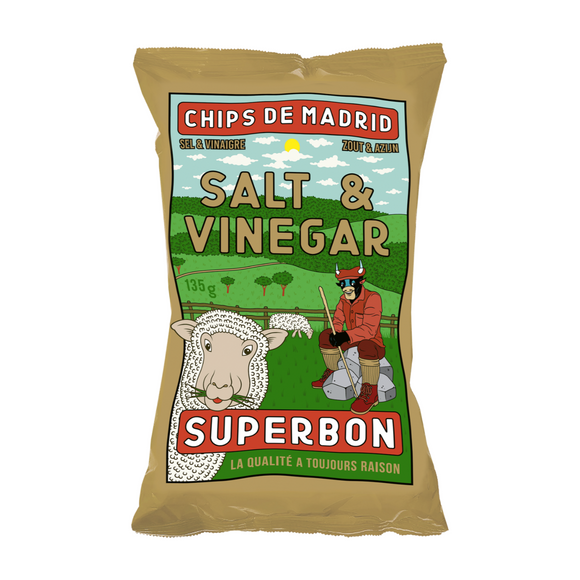 Superbon Salt & Vinegar Chips (135g)