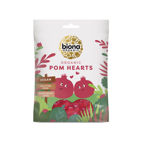 Biona Organic Pomegranate Hearts (75g)
