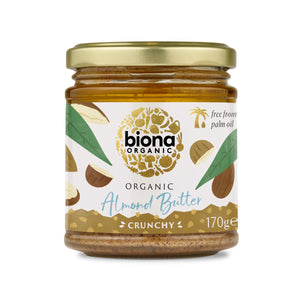 Biona Organic Crunchy Almond Butter (170g)