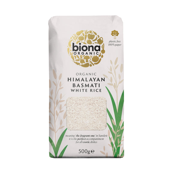 Biona Organic Himalayan Basmati White Rice (500g)